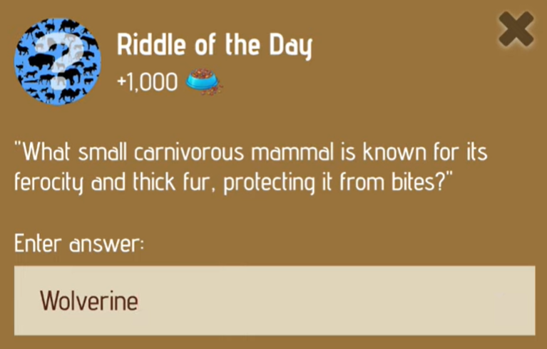 Screenshot 2025-01-01 213626 Zoo Riddle of the Day 1/2 January 2025