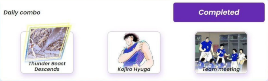 Screenshot 2025-01-22 191159 Captain Tsubasa Daily Combo 22/23 January 2025