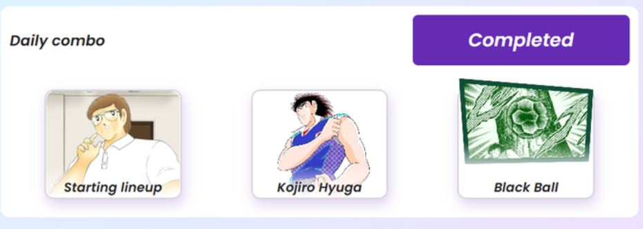 Screenshot 2025-01-30 195342 Captain Tsubasa Daily Combo 30/31 January 2025
