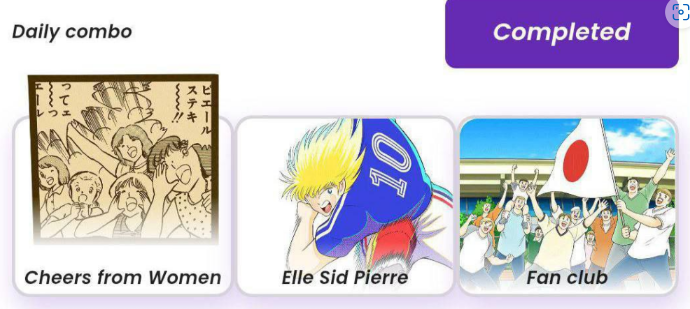 Screenshot 2025-02-15 193932 Captain Tsubasa Daily Combo 15/16 February 2025