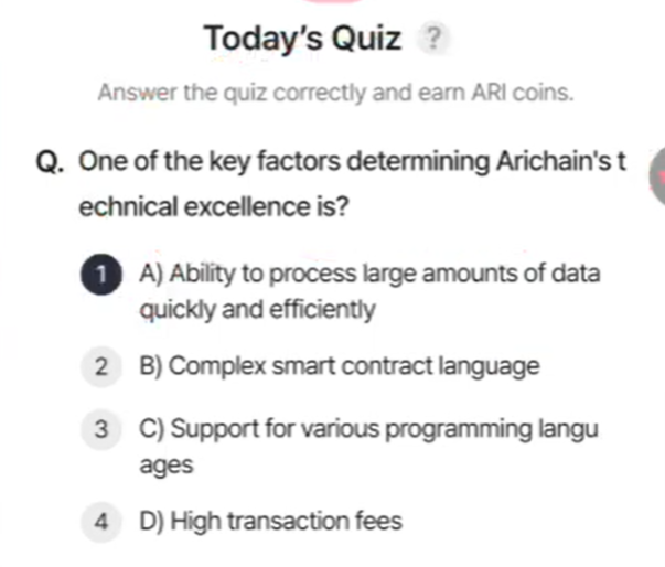 Screenshot 2025-02-16 055200 ARI Wallet Daily Quiz Answer 16 February 2025 (AriChain)