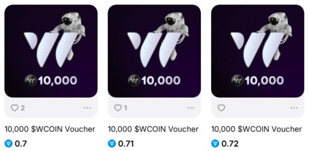 Screenshot 2025-02-17 132057 W Coin Pre-Market Price: Act Fast—Trade W-Coin NFT Vouchers Now!