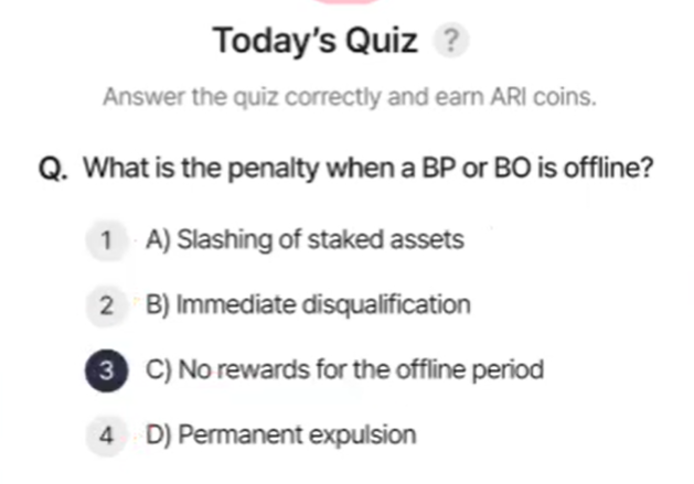 Screenshot 2025-02-24 055015 ARI Wallet Daily Quiz Answer 24 February 2025 (AriChain)