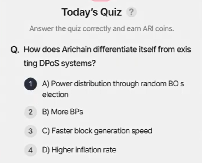 Screenshot 2025-02-25 054117 ARI Wallet Daily Quiz Answer 25 February 2025 (AriChain)