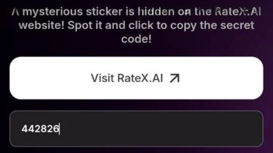 Insideraa Daily Hidden Code on RateX 25 May 2025