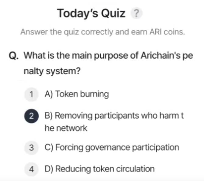 Screenshot 2025-05-14 010718 ARI Wallet Daily Quiz Answer 14 May 2025 (AriChain)
