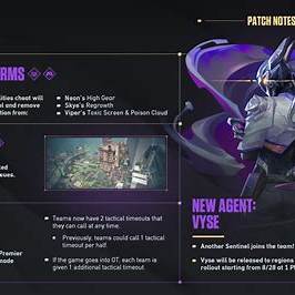 Valorant update Patch 11.00 introduces new map Corrode, major Waylay buffs, gameplay clarity improvements and Unreal Engine 5 upgrade preview.