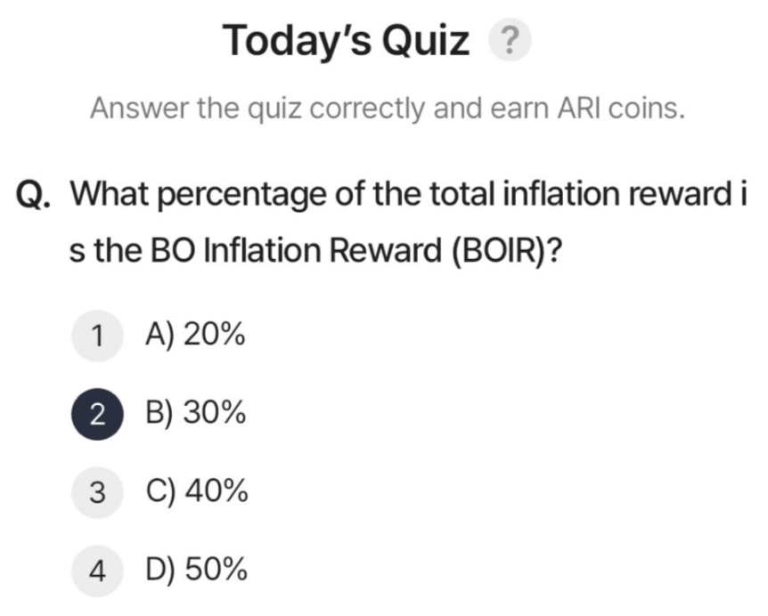 Screenshot 2025-07-17 at 5.24.35 AM ARI Wallet Daily Quiz Answer 17 July 2025 (AriChain)