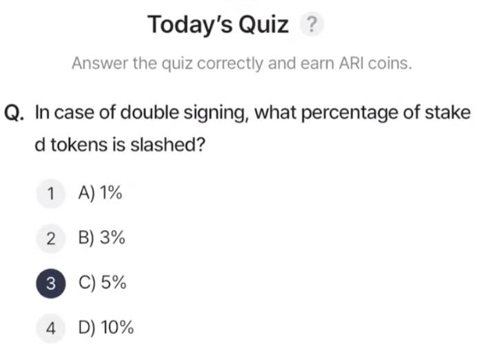 Screenshot 2025-07-21 052424 ARI Wallet Daily Quiz Answer 21 July 2025 (AriChain)