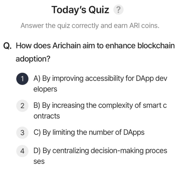 ARI Wallet Daily Quiz Answer 24 July 2025 (AriChain)