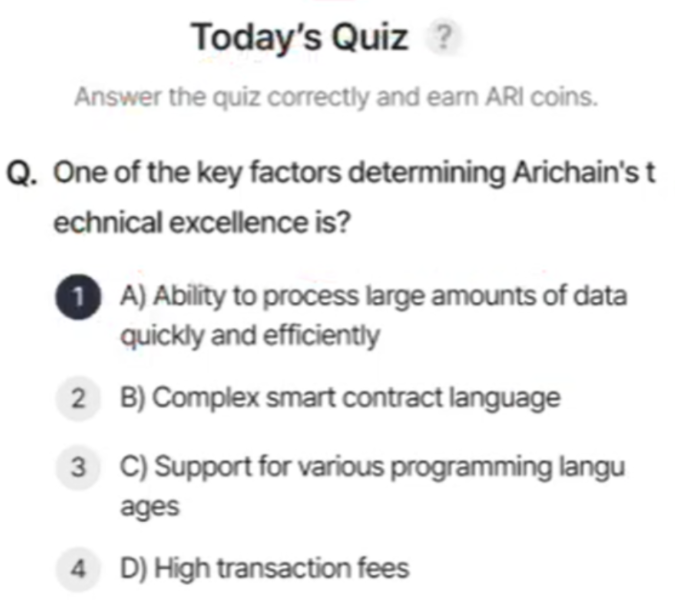 Screenshot 2025-07-26 052603 ARI Wallet Daily Quiz Answer 26 July 2025 (AriChain)