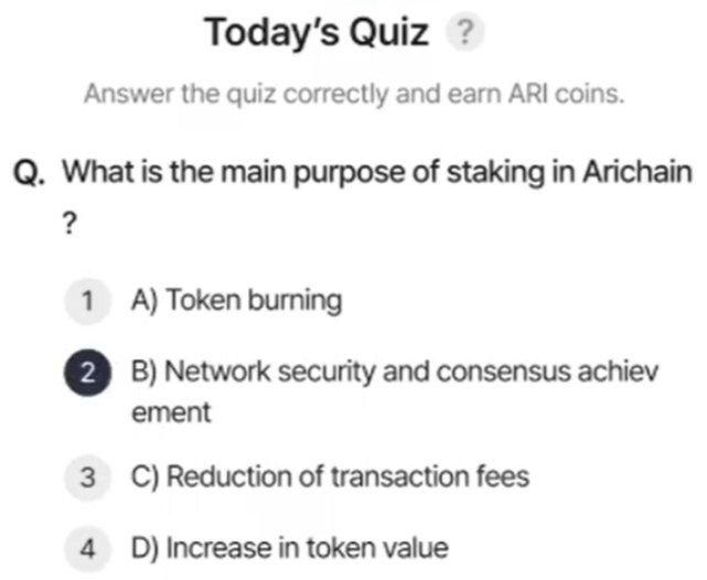 Screenshot 2025-07-27 052605 ARI Wallet Daily Quiz Answer 27 July 2025 (AriChain)
