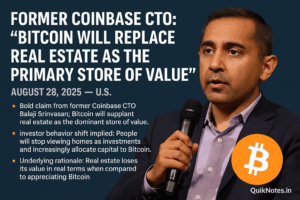 Former Coinbase CTO: “Bitcoin Will Replace Real Estate as the Primary Store of Value”