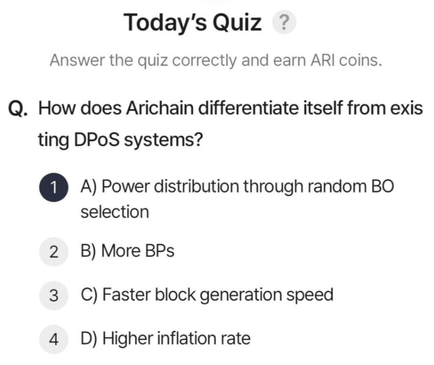 Screenshot 2025-08-04 at 5.22.14 AM ARI Wallet Daily Quiz Answer 4 August 2025 (AriChain)