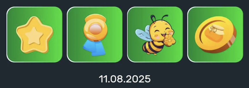 Bee Harvest Daily Combo 11 August 2025