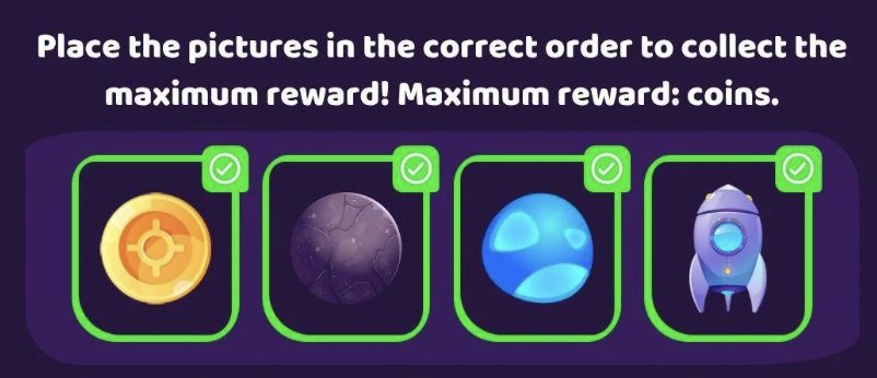 Space Adventure Daily Combo 28 September 2025