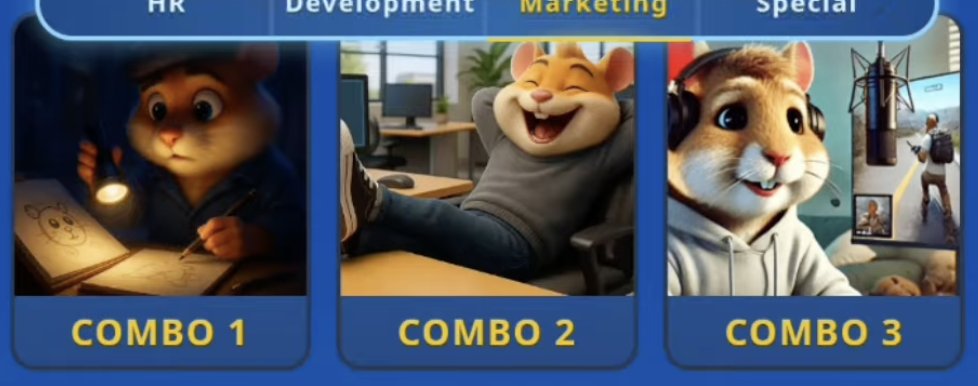 Hamster Kombat Daily Combo 3/4 October 2025