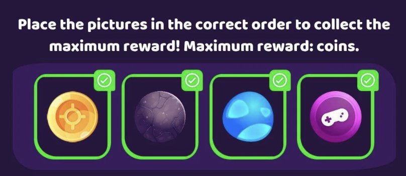 Space Adventure Daily Combo 3 November 2025