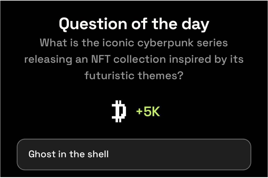 Dropee Question of the Day 10 November 2025