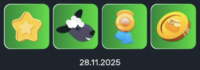 Bee Harvest Daily Combo 28 November 2025