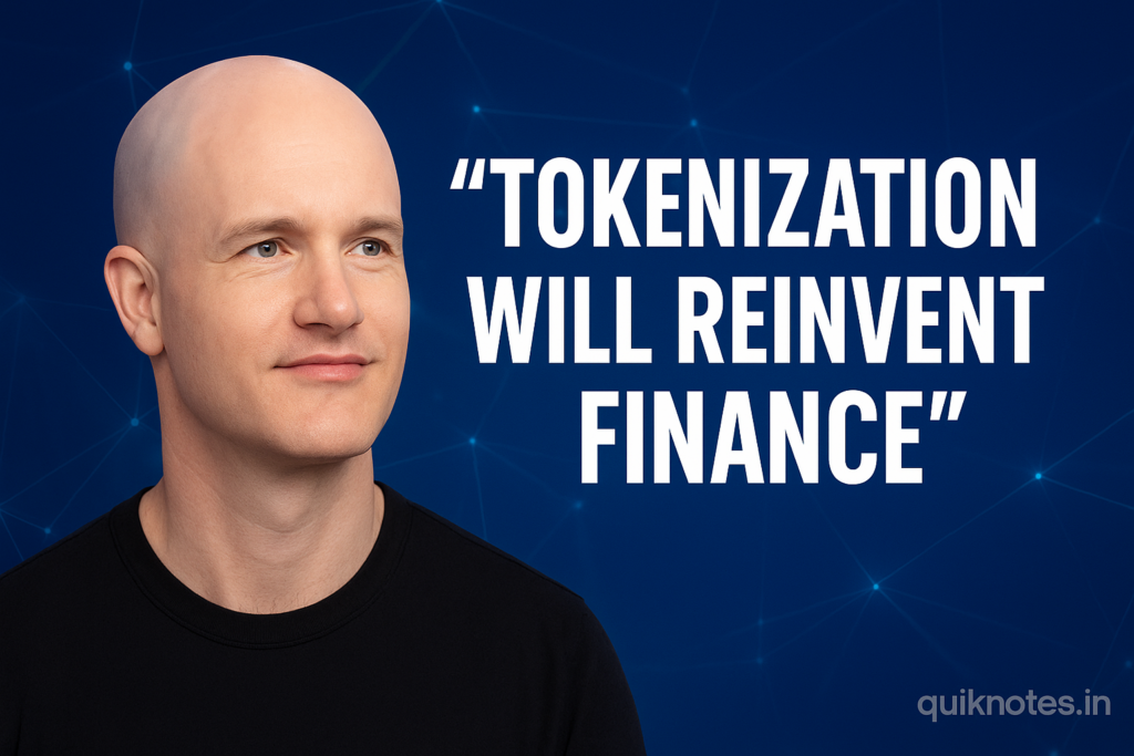 Tokenized Assets Will Dominate the Future, Says Coinbase CEO