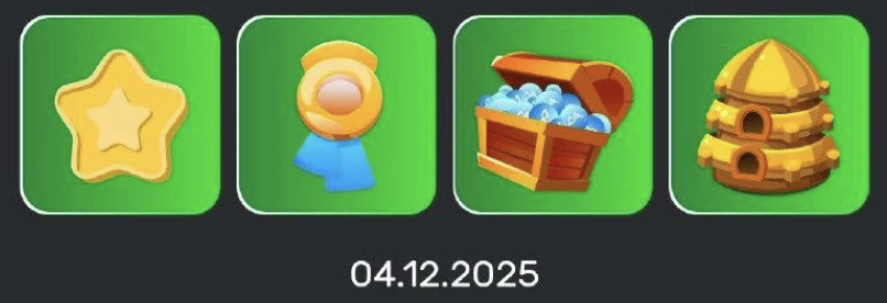 Bee Harvest Daily Combo 4 December 2025