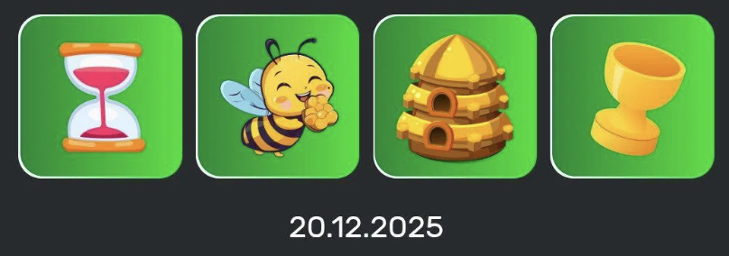 Bee Harvest Daily Combo 20 December 2025