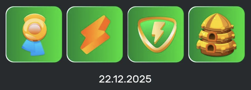 Bee Harvest Daily Combo 22 December 2025