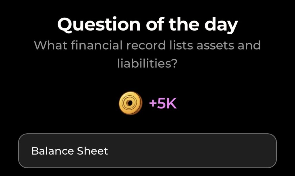 Screenshot Dropee Question of the Day 7 January 2026