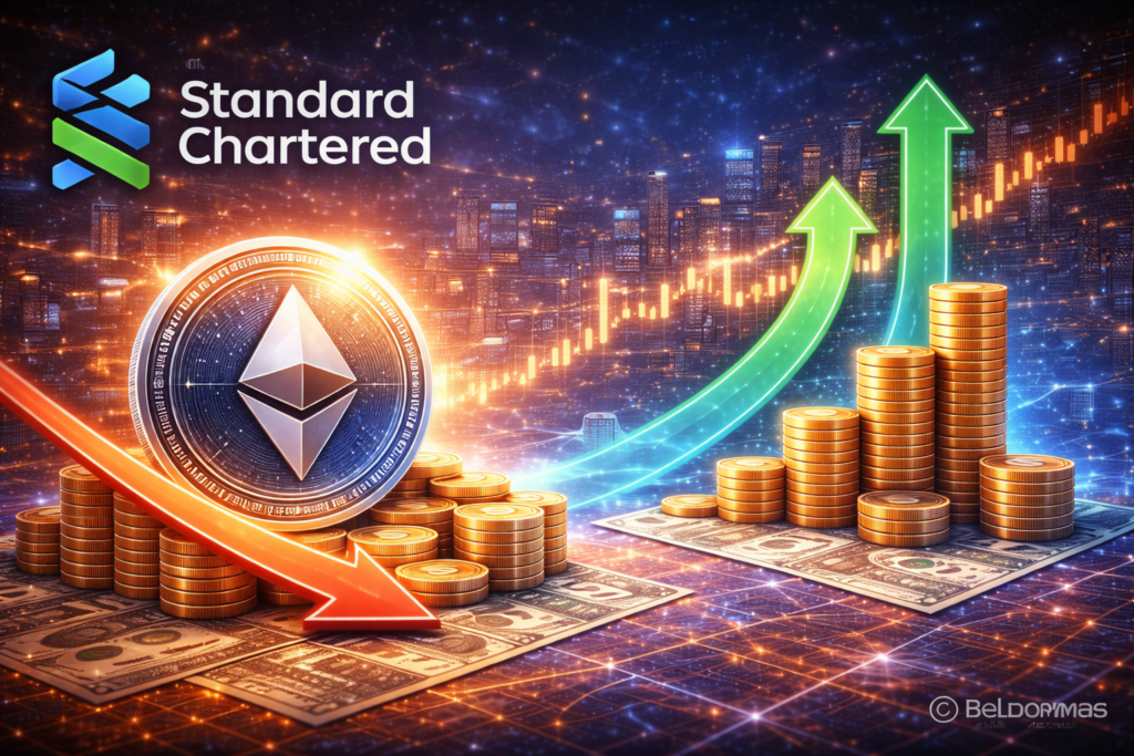 Standard Chartered Lowers Near-Term ETH Outlook to $7,500 by 2026 but Keeps Long-Term Targets Strong