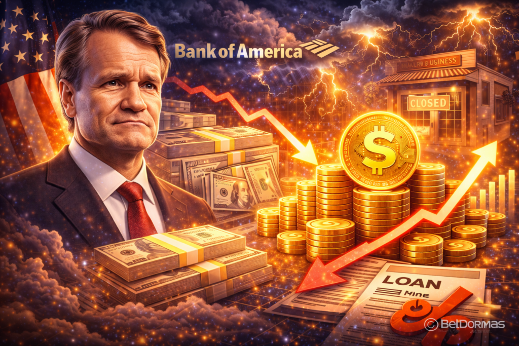 Bank of America CEO Warns Interest-Bearing Stablecoins Could Pull $6 Trillion From Bank Deposits, Risking Higher Borrowing Costs
