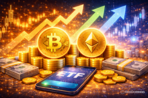 U.S. Spot Bitcoin and Ethereum ETFs Attract Strong Inflows With $1.42B and $479M During Jan. 12–16 Trading Week