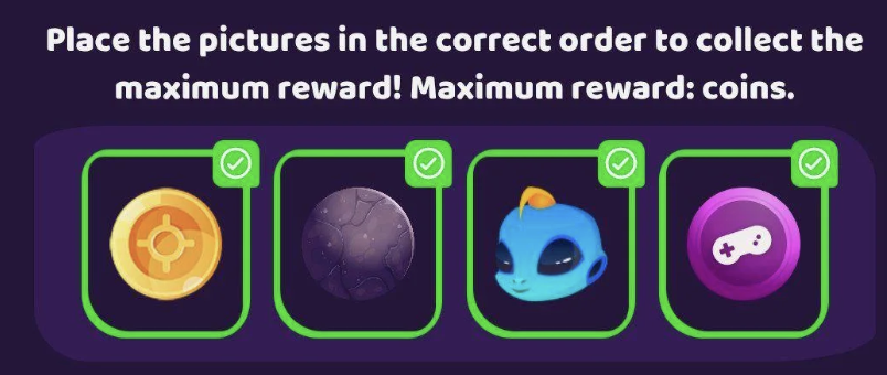 Space Adventure Daily Combo 1 January 2026