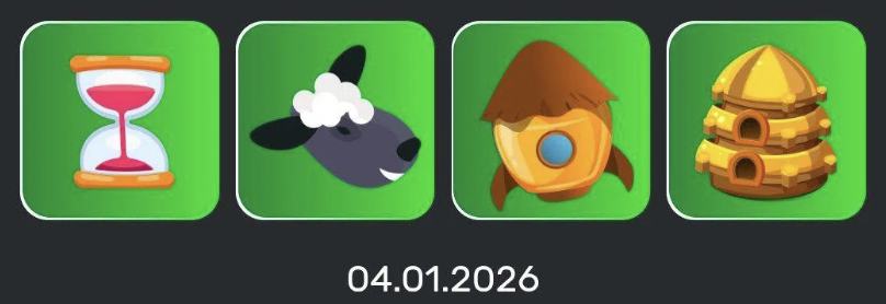 Bee Harvest Daily Combo 4 January 2026