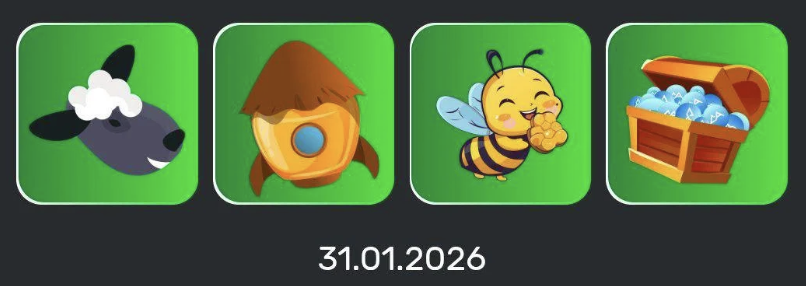 Bee Harvest Daily Combo 31 January 2026