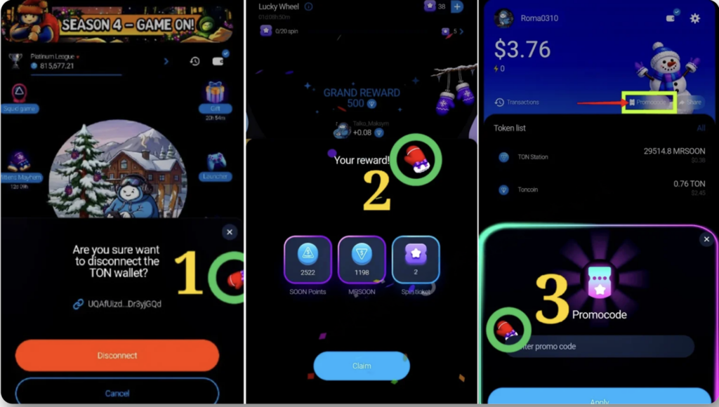 TON Station Mittens Mayhem Position 30 January 2026