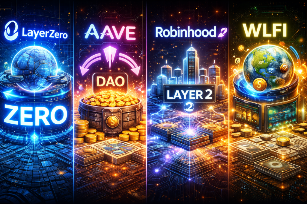 Weekly Crypto Project Update: LayerZero Launches “Zero” Blockchain, Aave Proposes Revenue Shift to DAO, Robinhood Activates Layer 2 Testnet and More