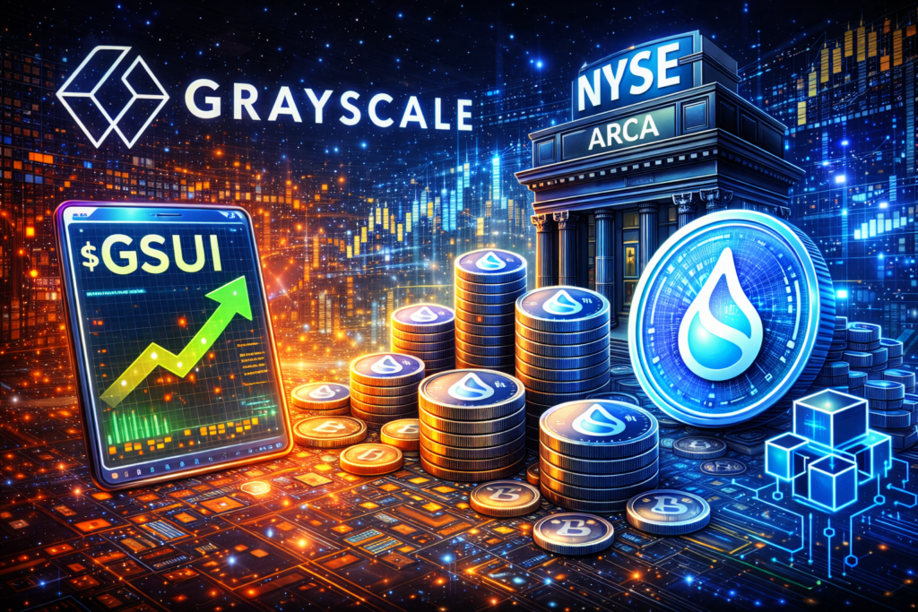 Grayscale’s $GSUI Sui Staking ETF Set to Launch on NYSE Arca, Offering Regulated Exposure to SUI