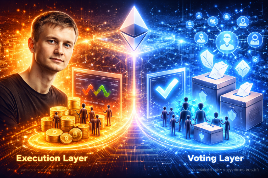 Ethereum Co-Founder Vitalik Buterin Proposes Two-Layer On-Chain Mechanism Design for Future Governance