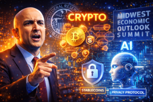 Fed’s Kashkari Calls Crypto “Utterly Useless,” Dismisses Stablecoins as “Buzzword Salad” at Midwest Economic Outlook Summit