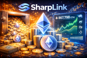 Sharplink Reports 46% Institutional Ownership, Holds 867,798 ETH and Generates 13,615 ETH in Staking Rewards