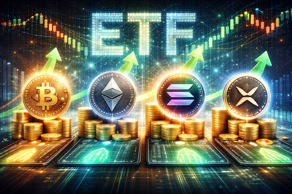 Cryptocurrency ETFs See Strong Net Inflows on Feb. 25 as Investors Return to BTC, ETH, SOL and XRP