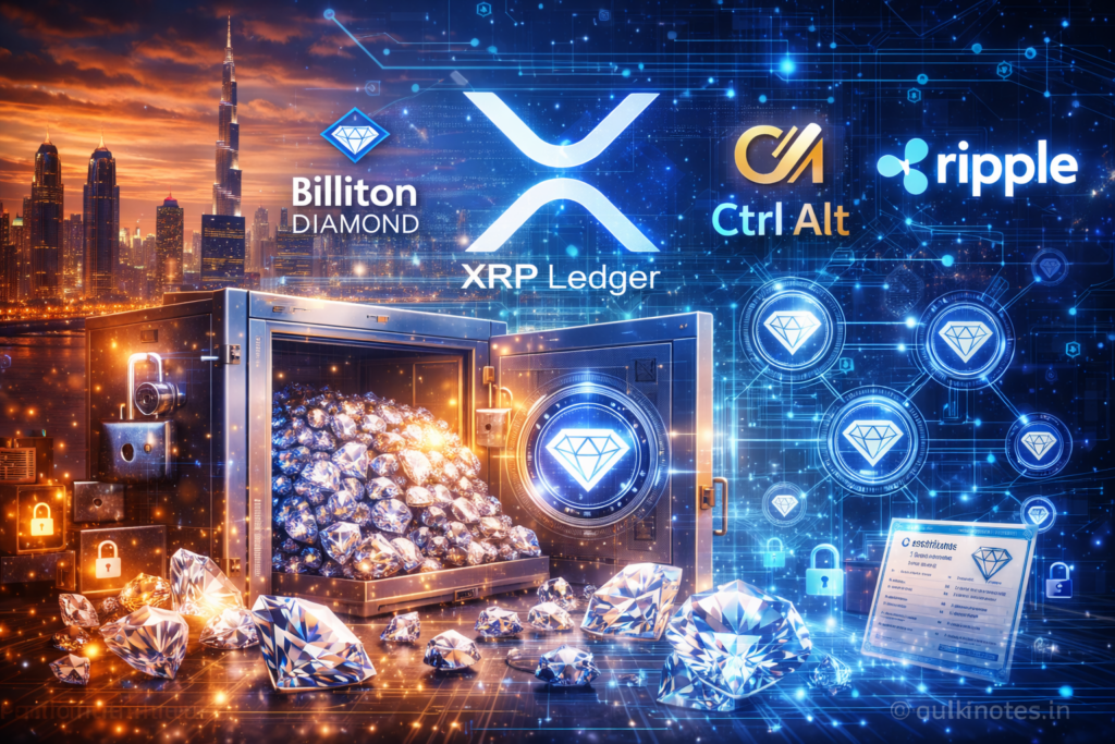 Billiton Diamond, Ctrl Alt and Ripple Bring $280M+ Certified Diamonds On-Chain via XRP Ledger