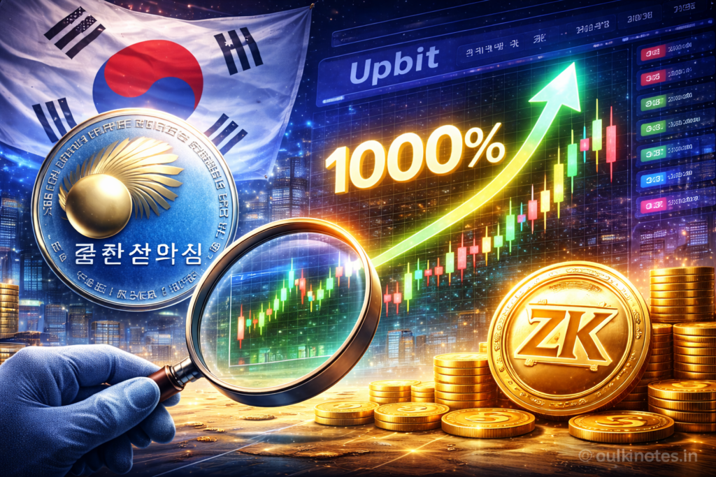 South Korea’s Financial Supervisory Service Probes ZK Token’s 1000% Price Surge on Upbit