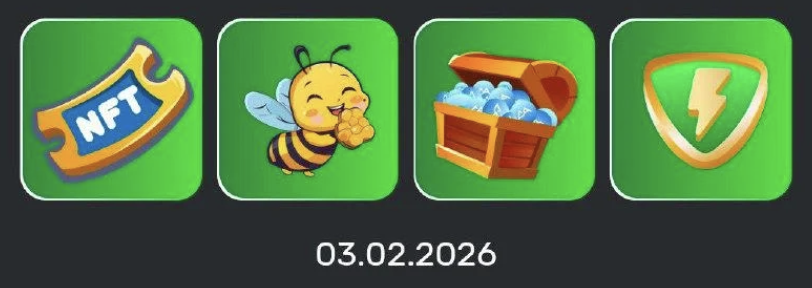 Bee Harvest Daily Combo 3 February 2026