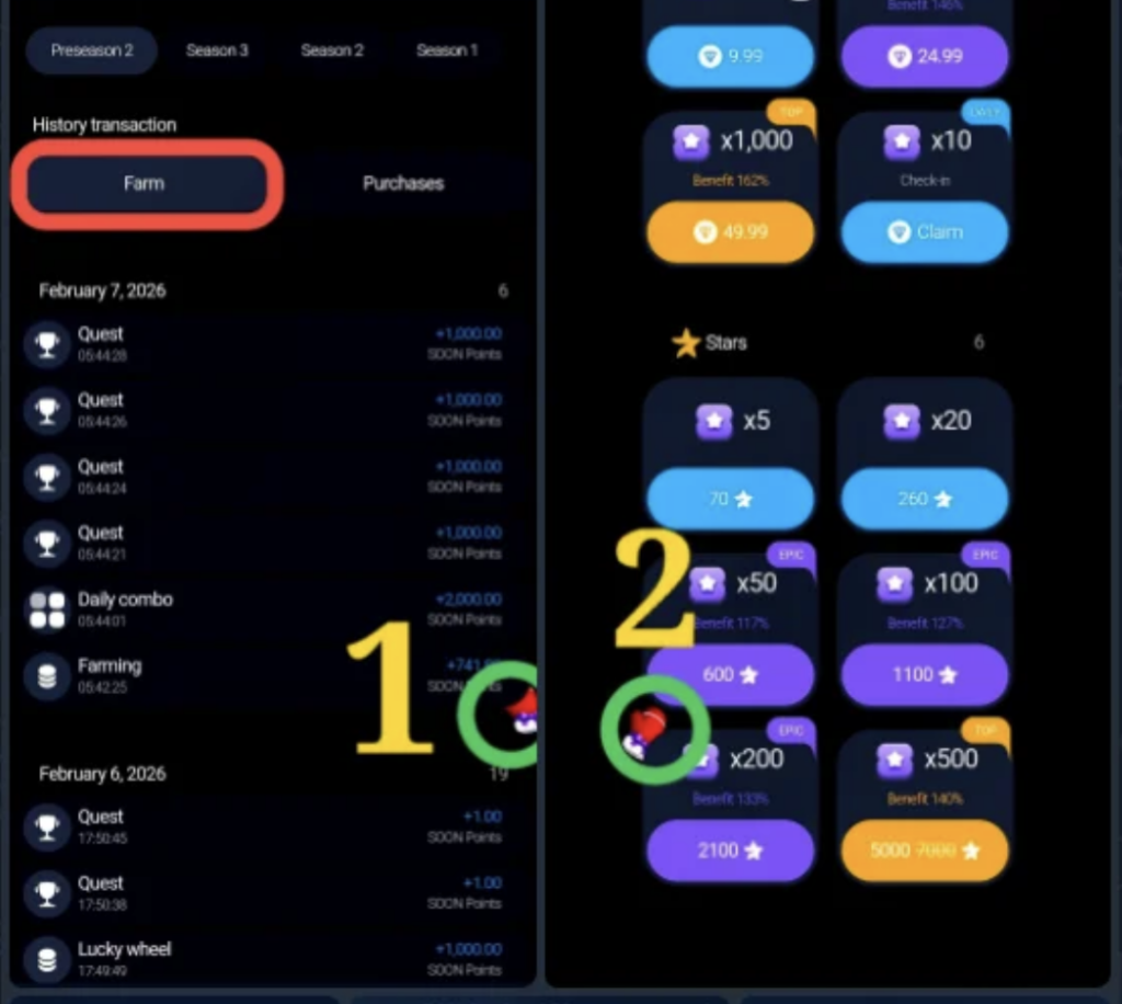 TON Station Mittens Mayhem Position 7 February 2026
