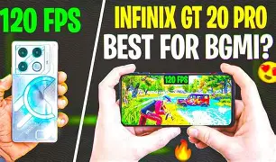 Infinix GT 20 Pro PUBG FPS test with 90FPS & 120FPS support, best settings, gaming performance, heating, battery, and optimization tips