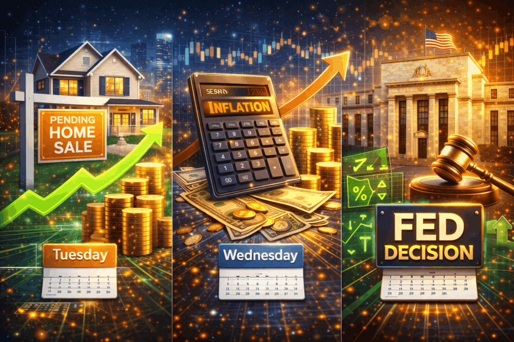 Key Economic Events This Week: Fed Rate Decision, Inflation Data, and Housing Reports in Focus