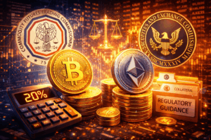 CFTC Aligns With SEC, Sets 20% Capital Charge for Bitcoin and Ethereum Used as Derivatives Collateral