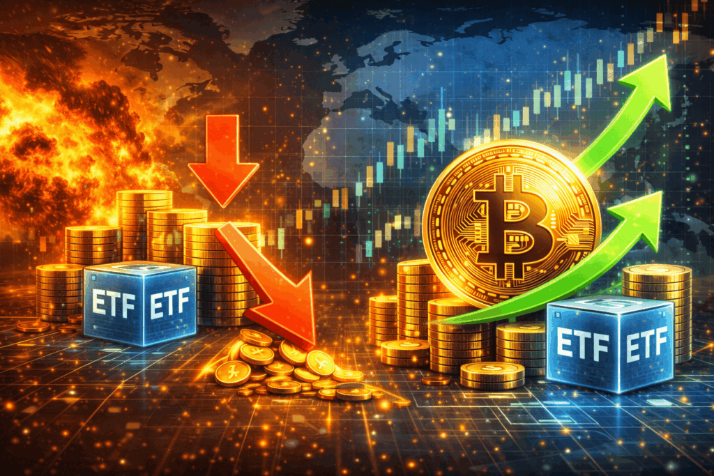 Bitcoin ETF Inflows Outpace Gold ETFs Since Start of Conflict, JPMorgan Says